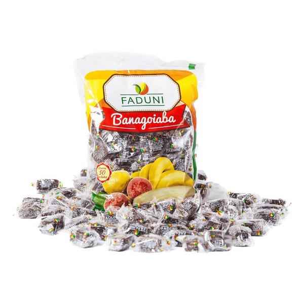 Imagem de Kit 12 Pacotes 900g Bananada Sabor Goiaba Faduni C/açúcar