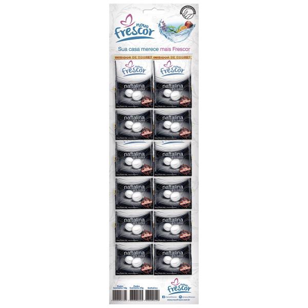 Kit 12 Pacotes Pedra Naftalina Bola Anti Traça Anti Mofo 21gr Novo Frescor Repelente Insetos e Traças / Combate Umidade Imagem de Kit 12 Pacotes Pedra Naftalina Bola Anti Traça Anti Mofo 21gr Novo Frescor Repelente Insetos e Traças / Combate Umidade