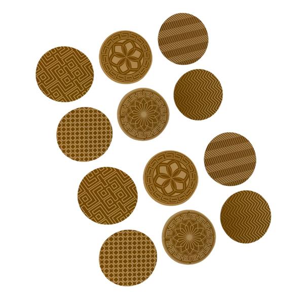 Kit 12 Pçs Porta Copos Em Mdf Jogo Americano Suporte Descanso Bolacha - UNIVERSAL VENDAS Imagem de Kit 12 Pçs Porta Copos Em Mdf Jogo Americano Suporte Descanso Bolacha