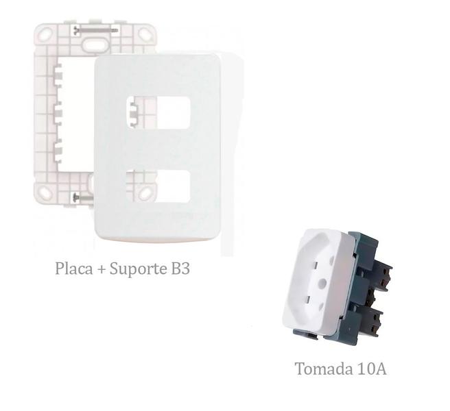 Imagem de Kit 12 Peças Tomadas 10 a Casa Completa Margirius B3