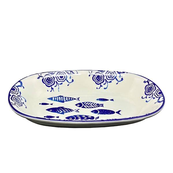 Kit 12 Petisqueiras Travessa Bowl Grande Oceano Peixe 400ml - Genérico Imagem de Kit 12 Petisqueiras Travessa Bowl Grande Oceano Peixe 400ml