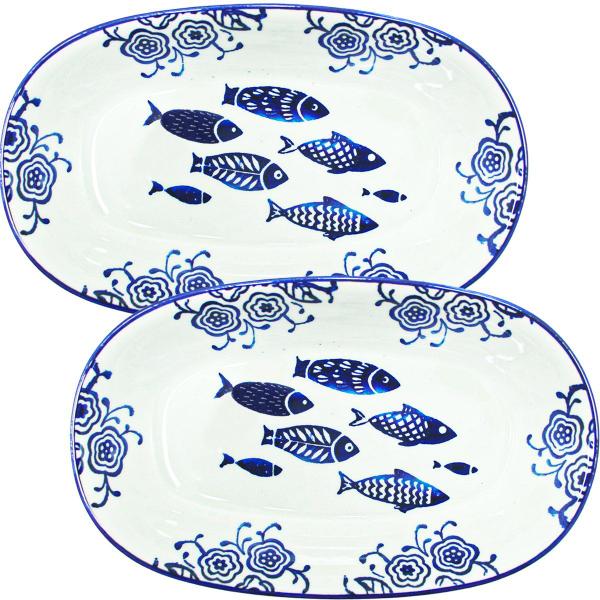 Kit 12 Petisqueiras Travessa Bowl Grande Oceano Peixe 400ml - Genérico Imagem de Kit 12 Petisqueiras Travessa Bowl Grande Oceano Peixe 400ml