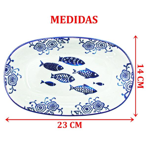 Kit 12 Petisqueiras Travessa Bowl Grande Oceano Peixe 400ml - Genérico Imagem de Kit 12 Petisqueiras Travessa Bowl Grande Oceano Peixe 400ml