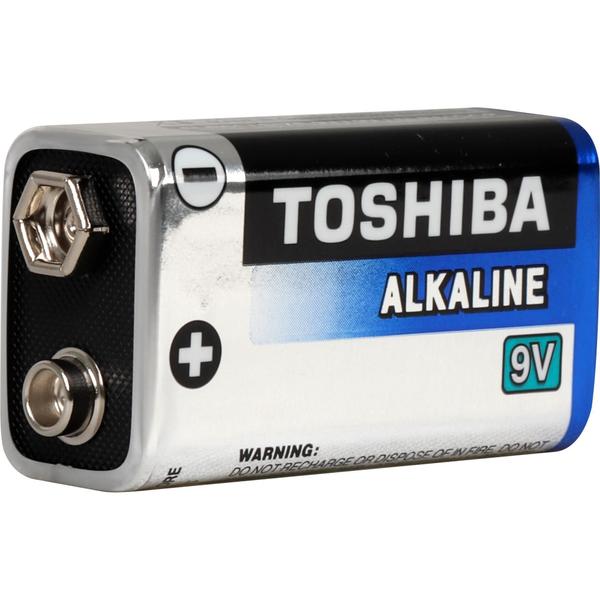 Imagem de Kit 12 Pilhas Bateria Alcalina Toshiba 9V High Power