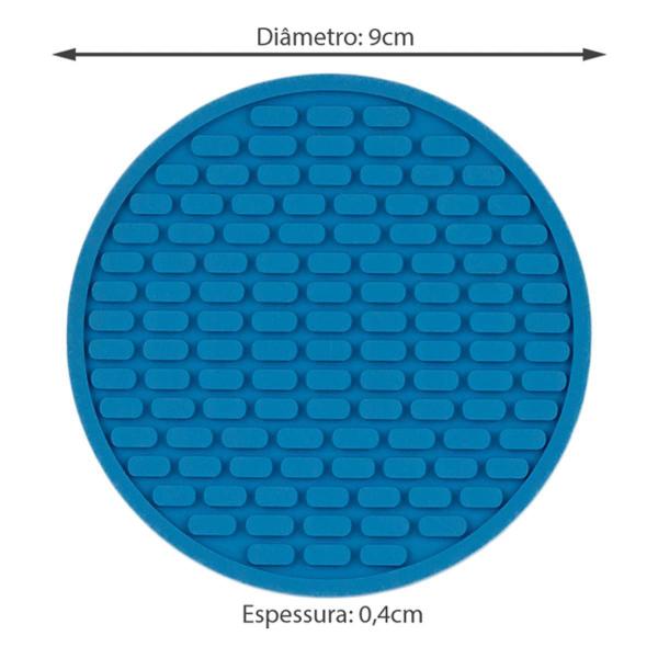 Imagem de Kit 12 Porta Copos Escorredor Apoio Emborrachado