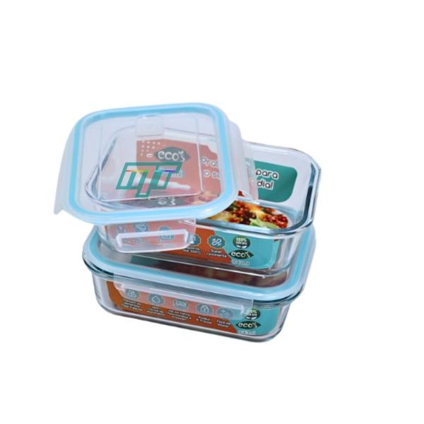 Kit 12 Potes De Vidro Hermético C/ 4 Travas 370ml Mantimento - Ecos Imagem de Kit 12 Potes De Vidro Hermético C/ 4 Travas 370ml Mantimento