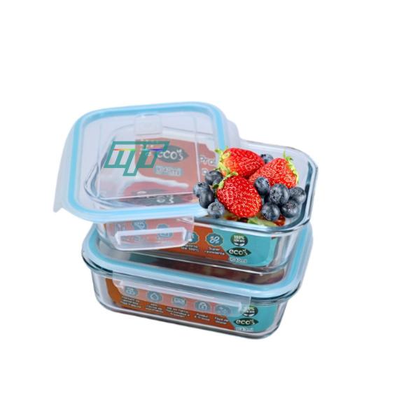 Kit 12 Potes De Vidro Hermético C/ 4 Travas 370ml Mantimento - Ecos Imagem de Kit 12 Potes De Vidro Hermético C/ 4 Travas 370ml Mantimento