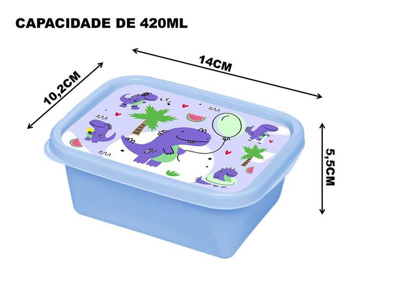 Kit 12 Potes Potinhos P/ Papinhas 420Ml P/ Freezer Microndas - JAGUAR Imagem de Kit 12 Potes Potinhos P/ Papinhas 420Ml P/ Freezer Microndas
