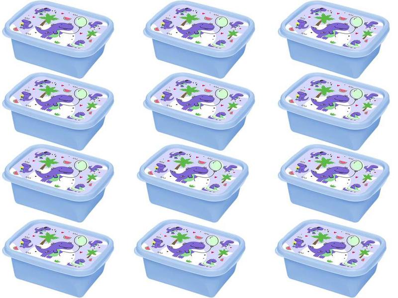 Kit 12 Potes Potinhos P/ Papinhas 420Ml P/ Freezer Microndas - JAGUAR Imagem de Kit 12 Potes Potinhos P/ Papinhas 420Ml P/ Freezer Microndas