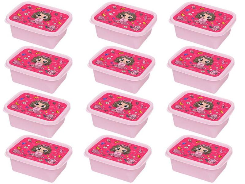 Kit 12 Potes Potinhos P/ Papinhas 420Ml P/ Freezer Microndas - JAGUAR Imagem de Kit 12 Potes Potinhos P/ Papinhas 420Ml P/ Freezer Microndas