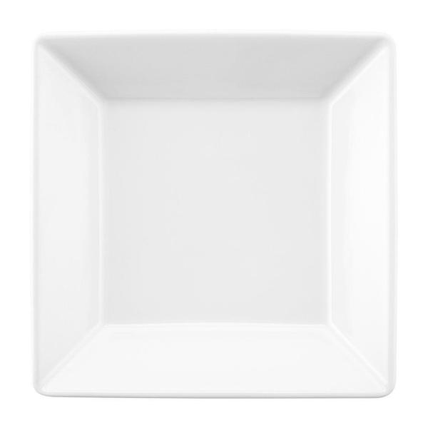 Imagem de Kit 12 Pratos Fundos Quartier White Oxford Porcelana 21cm