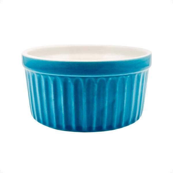 Imagem de Kit 12 Ramekins Azul 40ml Porcelana Sopa Molho Buffet