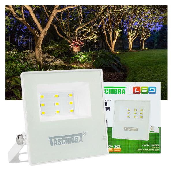 Imagem de Kit 12 Refletores TR LED 10W Slim Branco