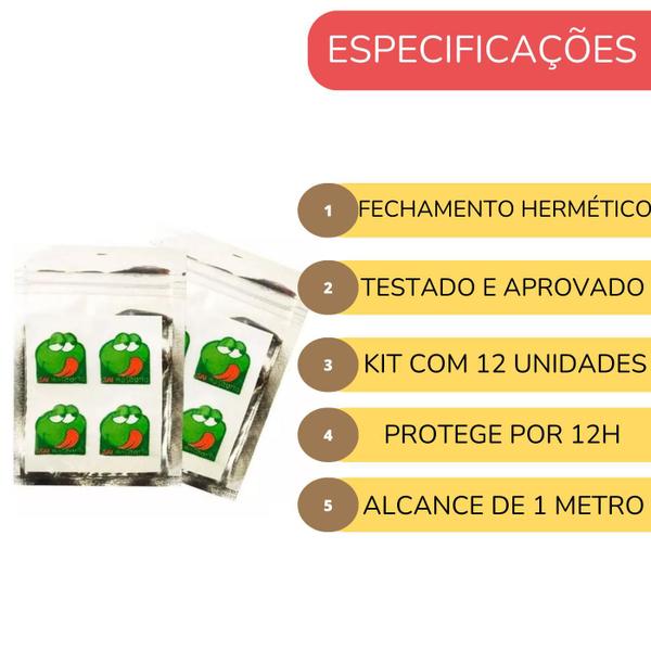 Imagem de Kit 12 Sai Mosquito Repelente e 12 Termômetro BABYDEAS Termo Friends