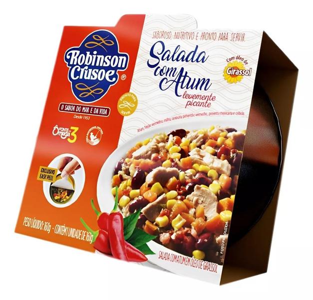 Imagem de Kit 12 Salada De Atum Sabor Levemente Picante Robinson Crusoe