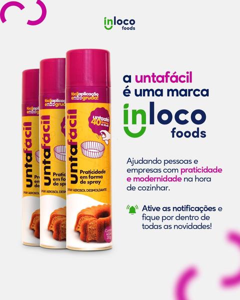 Imagem de kit 12 Spray Desmoldante Culinário Untafacil 600ml