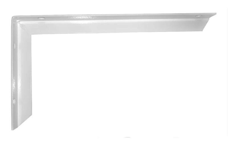 Kit 12 Suporte Mão Francesa Reforçada 40Cm Branca - Big House Shop Imagem de Kit 12 Suporte Mão Francesa Reforçada 40Cm Branca