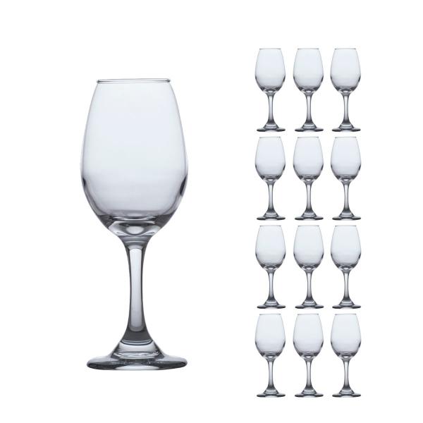 Imagem de Kit 12 Taça de Vinho para Degustação 365ml Vinho Agua Luxo