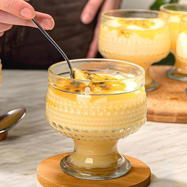 Kit 12 Taças Tigela de Vidro Sobremesa Resistente Sorvete Doces Olinda 315ml - ALLMIX Imagem de Kit 12 Taças Tigela de Vidro Sobremesa Resistente Sorvete Doces Olinda 315ml