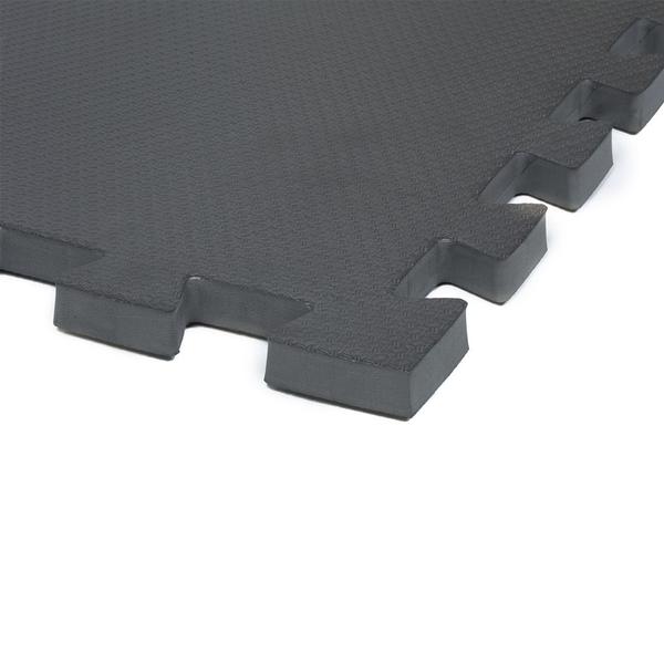 Imagem de Kit 12 Tapete Tatame EVA 100x100x2cm 20mm  Preto