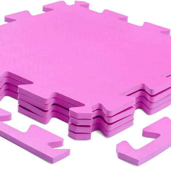 Imagem de KIT 12 TATAMES EVA 50x50 20mm ROSA