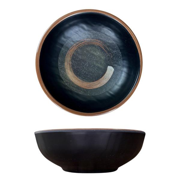 Imagem de Kit 12 Tigelas Bowl Preto 270ml Oriental Restaurante Japones