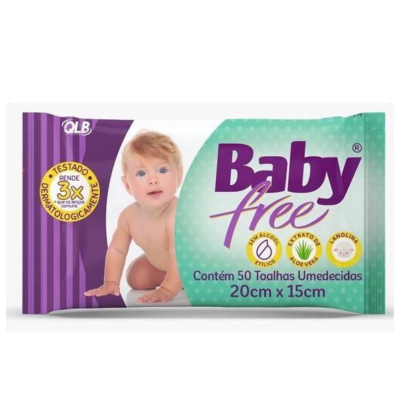 Imagem de Kit 12 Toalhas Umedecidas Baby Free C/50 Unidades -Qualybless