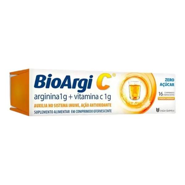 Imagem de Kit 12 Tubos Bioargi-c Com Aspartato De Arginina 16 Comprimidos efervescentes - União Quimica