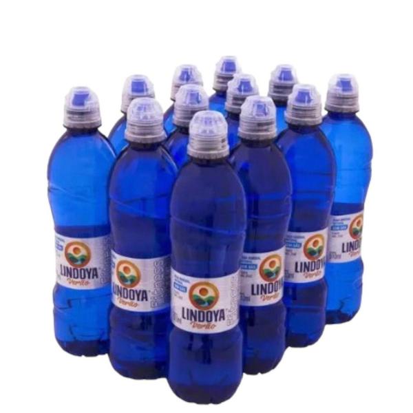 Imagem de Kit 12 Un Agua Mineral Lindoya Verao Fitness Azul Sem Gas Pet 510ml