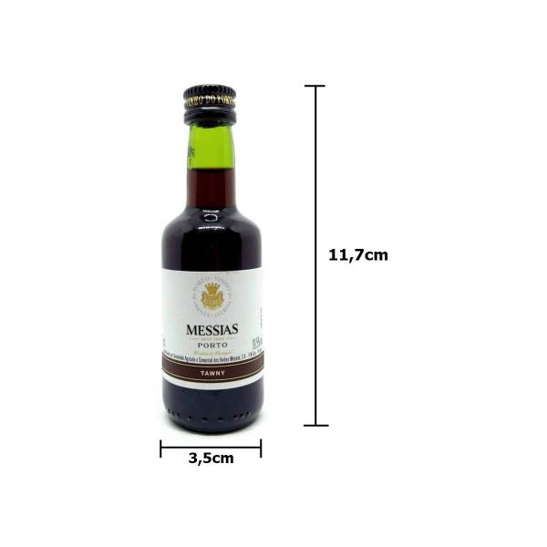 Kit 12 Un. Miniatura Mini Vinho Do Porto Messias Tawny 50ml Imagem de Kit 12 Un. Miniatura Mini Vinho Do Porto Messias Tawny 50ml