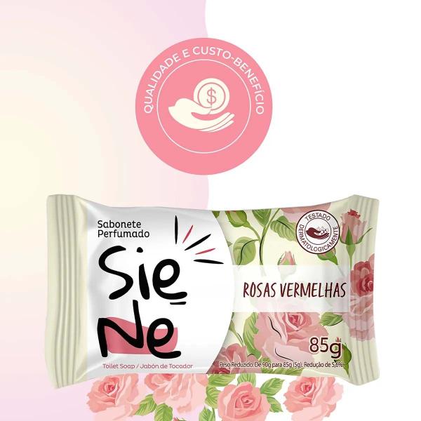 Imagem de Kit 12 und Sabonete Siene Rosa Vermelha 85g