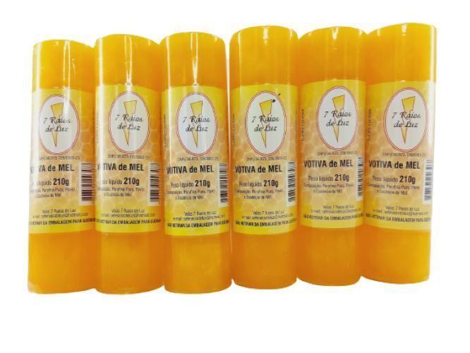 Kit 12 Und Velas Votivas 7 Dias De Mel - 210 Gr Cada - Sete Raios De Luz Imagem de Kit 12 Und Velas Votivas 7 Dias De Mel - 210 Gr Cada