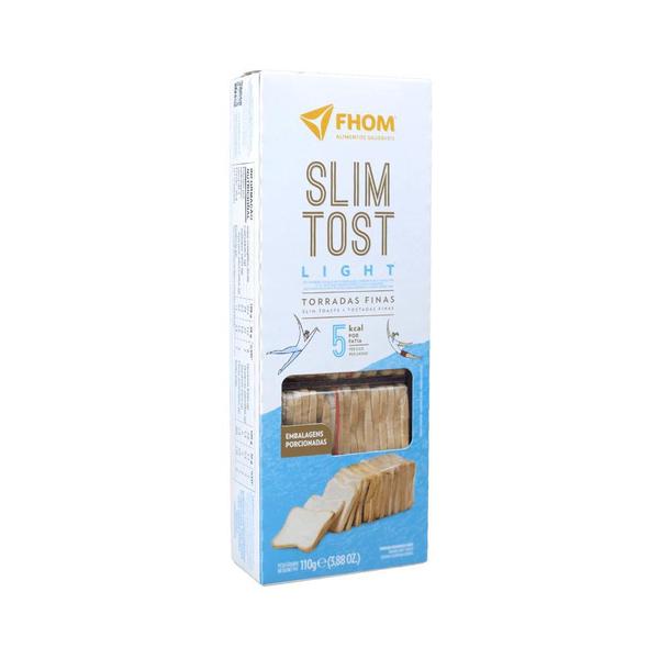 Kit 12 unid Torrada Slim Tost 4 sabores Vegano Caixa FHOM Imagem de Kit 12 unid Torrada Slim Tost 4 sabores Vegano Caixa FHOM