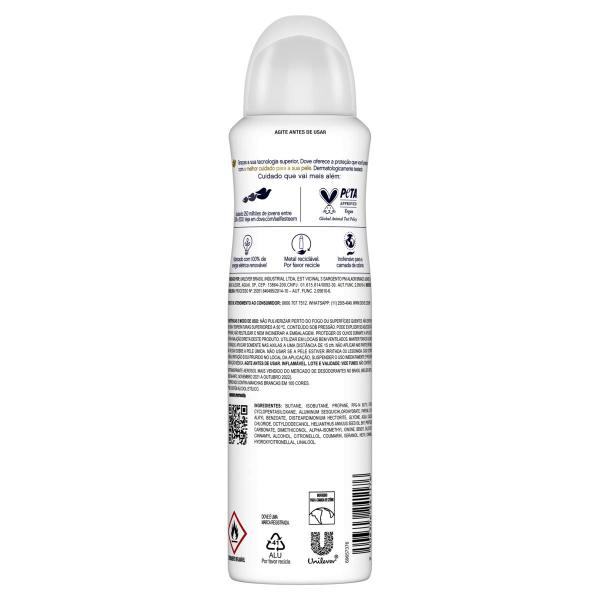 Imagem de Kit 12 Unidades Desodorante Aerossol Dove Feminino Invisible Dry 150ml