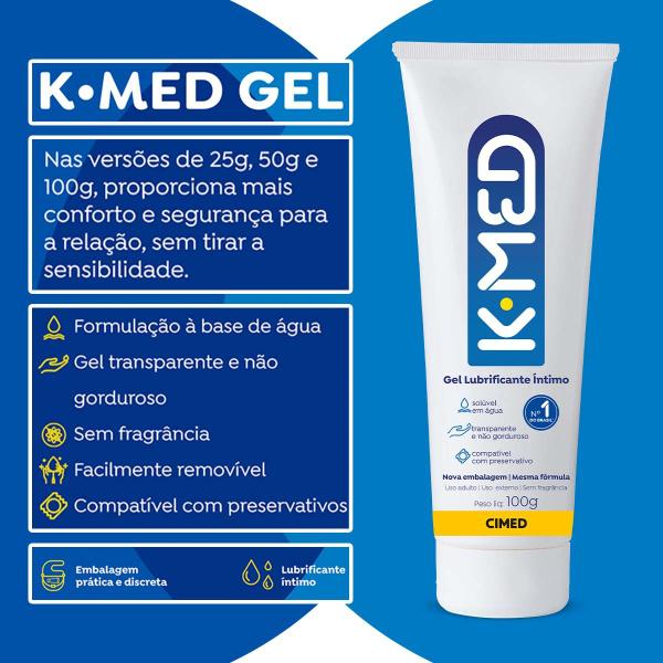 Imagem de Kit 12 unidades K-med  6 K-med Gel 100g + 6 K-med Ice