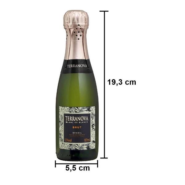 Imagem de Kit 12 Unidades Mini Espumante Miolo Terranova Brut 187ml