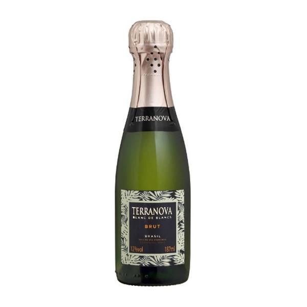 Kit 12 Unidades Mini Espumante Miolo Terranova Brut 187ml Imagem de Kit 12 Unidades Mini Espumante Miolo Terranova Brut 187ml