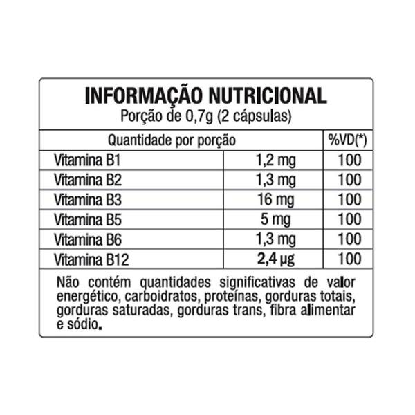 Imagem de Kit 12 Vitamina Do Complexo B Profissional 120 Cápsulas