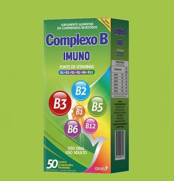 Imagem de Kit 12 Vitaminas Complexo B Imuno 50 Comprimidos - Airela