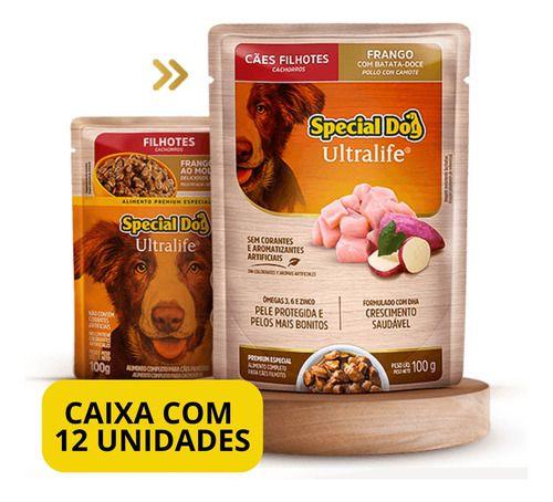 Kit 12 x special dog sache fht fgo 100g Imagem de Kit 12 x special dog sache fht fgo 100g