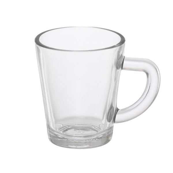 Imagem de Kit 12 Xicara Caneca Copo De Vidro Transparente Café Chá Cappuccino Alça 70ml