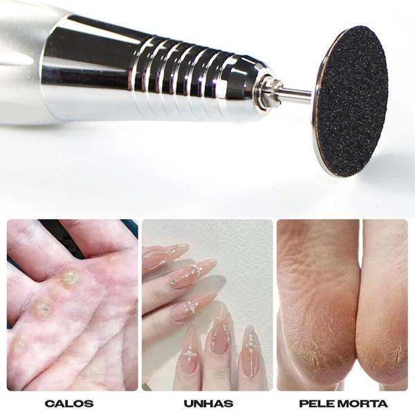 Imagem de Kit 120 Lixa Adesiva Micro Retífica Mini Lixadeira Pedicure