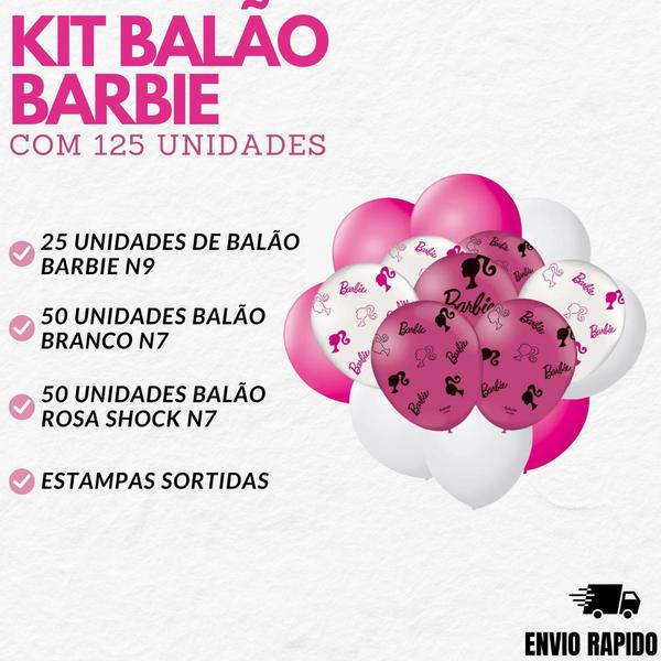 Imagem de Kit 125 Completo Da Barbie Festa Decoraçao Aniversario