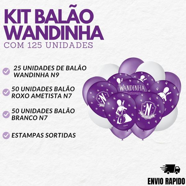 Imagem de Kit 125 Completo Da Wandinha Festa Decoraçao Aniversario