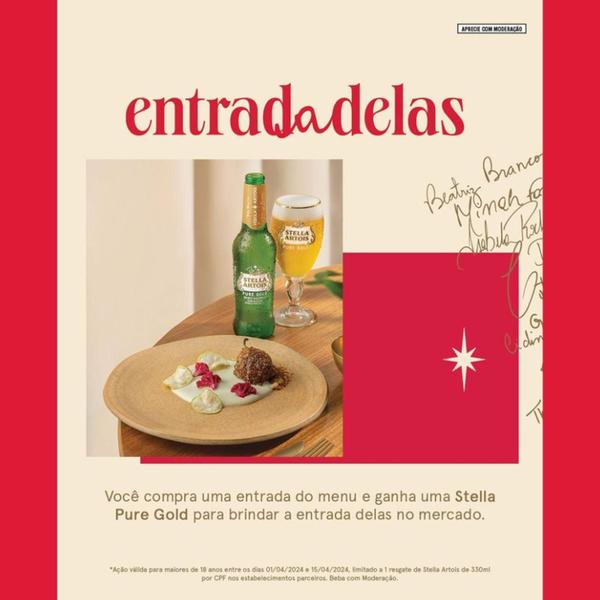 Imagem de Kit 12Un Cerveja Stella Artois Pure Gold Sem Gluten 330Ml