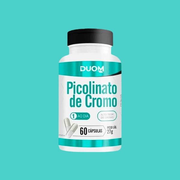 Imagem de Kit 12un Suplemento Alimentar Picolinato de Cromo 60Cp- Duom