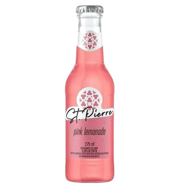 Imagem de Kit 12Und Refrigerante Pink Lemonade St Pierre L Neck 275Ml