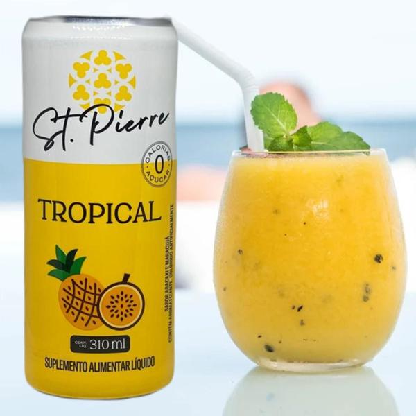 Imagem de Kit 12Und Suplemento Alimentar St Pierre Zero Tropical 310Ml