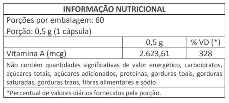 Imagem de kit 12x Atacado VITTA A 60 CAPS - HERBOLAB A