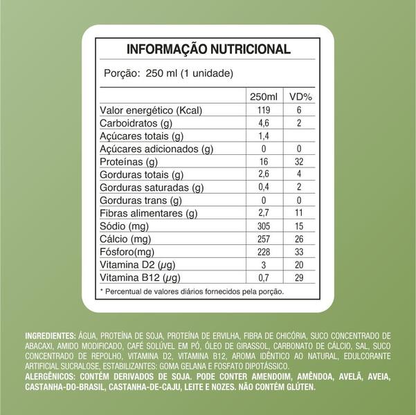 Imagem de Kit 12x Bebida Proteica NotCo NotShake Protein 16g de Proteina Cafe Caramelo 250ml